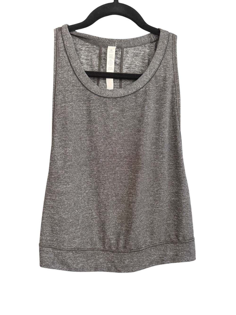 Lululemon See You In Savasana Tank Heathered Deep Coal